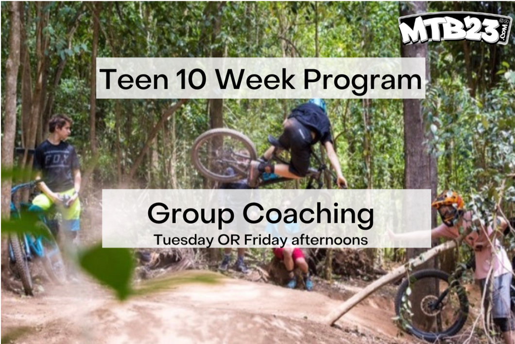 MTB 23 'Teens 10 Week Group' MTB Coaching Program | Tuesday OR Friday Afternoons | 1 Hour Per Week | 10 Week Package | Hornsby